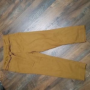 Loft cropped pants with belt 6P